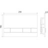 Комплект 2 в 1: Инсталляция LEMARK PENEDA + кнопка смыва BIT хром глянец 9880110