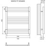 Полотенцесушитель водяной LEMARK MARS LM35607 П7 500x600